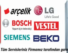 hizmet ARÇELİK  VESTEL  BEKO