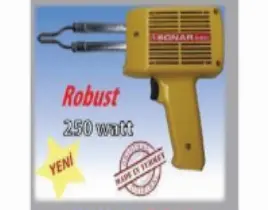 ürün SONAR ROBUST 250 WATT TABANCA LEHİM HAVYASI 