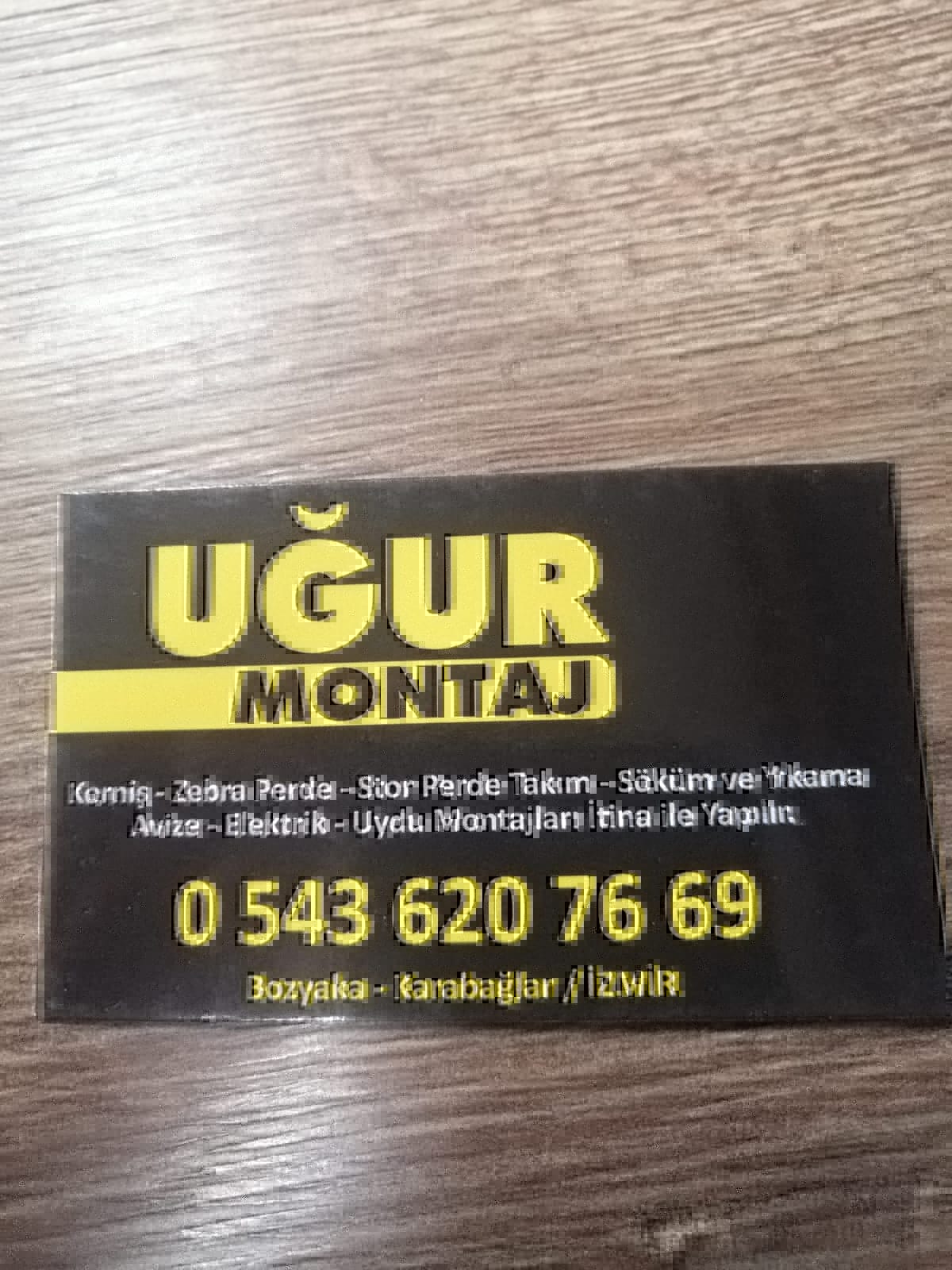 tanitim resim UĞUR PERDE MONTAJ