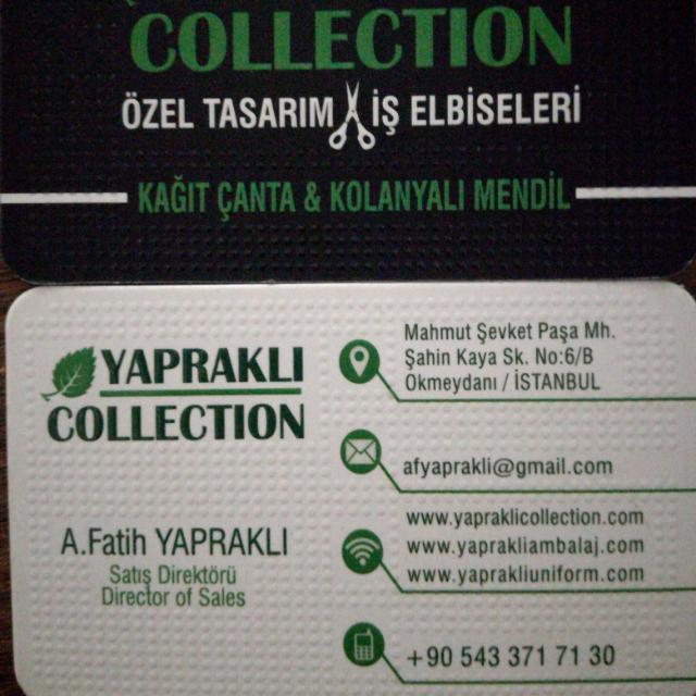 tanitim resim  YAPRAKLI İŞ KIYAFETLERİ / Yaprakli Collection 