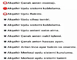 hizmet HİZMETLERİMİZ